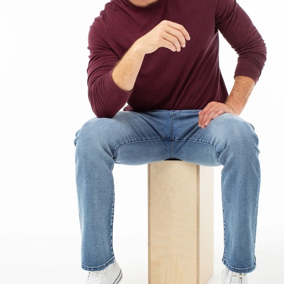 NWT Men’s Liverpool Relaxed Straight Medium Wash Jeans Size 34x36 - Picture 8 of 9